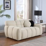 Beige Home Comfort Sofa - Stylish & Cozy Living Room Seating 