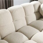 Beige Home Comfort Sofa - Stylish & Cozy Living Room Seating 