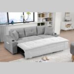 Convertible Sectional Sofa with Armrest Storage - Modern & Space Saving Couch 