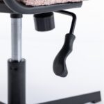 Armless Office Desk Chair - Modern No-Wheel Ergonomic Seating 