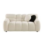 Beige Home Comfort Sofa - Stylish & Cozy Living Room Seating 