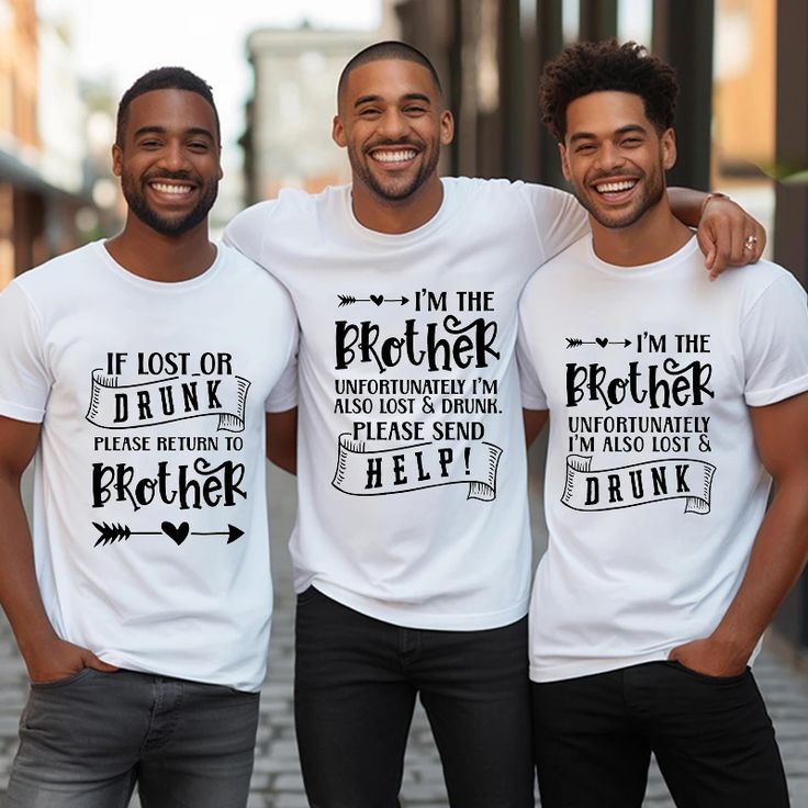 Matching Mayhem: The Ultimate “Brother” Party Shirts by Rinaccess