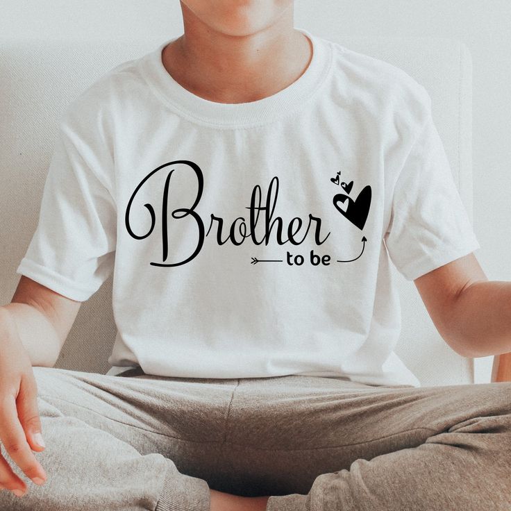 Celebrate Big News in Style: The Perfect “Brother to Be” Shirt by Rinaccess